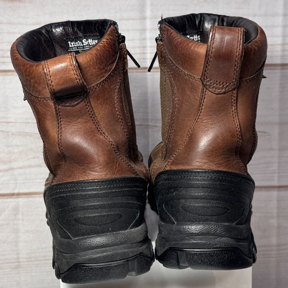 Irish Setter Red Wing 200g Thinsulate UltraDry Waterproof Side Zip Boots 9.5